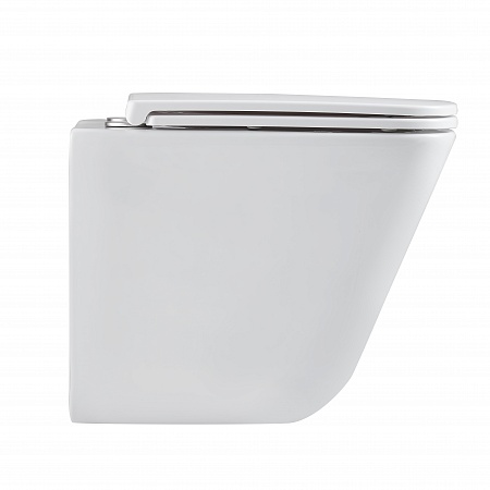 Подвесной унитаз безободковый Terminus Ватикан Monolit 490х340 белый Салават - фото 4